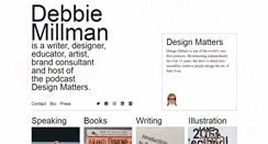 Desktop Screenshot of debbiemillman.com